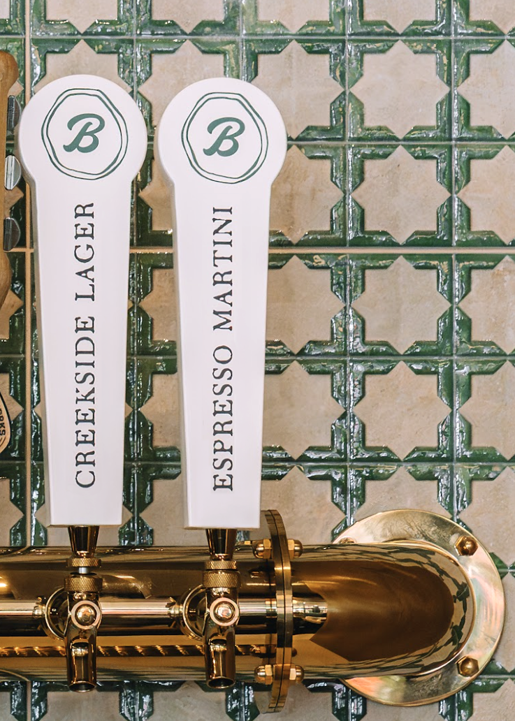 Best Italian monogram on tap handles